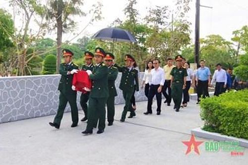 Bạc Liêu: Di dời, an táng hài cốt Anh hùng LLVT nhân dân Nguyễn Minh Nhựt