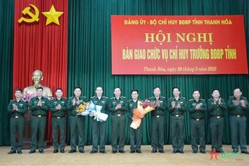 Bàn giao chức trách, nhiệm vụ Chỉ huy trưởng Bộ đội Biên phòng tỉnh Thanh Hóa