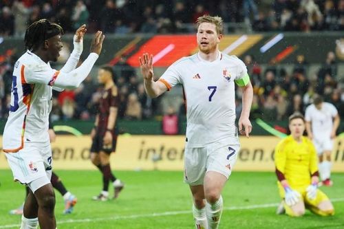 Giao hữu: De Bruyne tỏa sáng, tuyển Bỉ thắng chủ nhà Đức 3-2