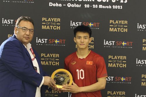 Tiền đạo U23 Việt Nam được vinh danh ở Doha Cup