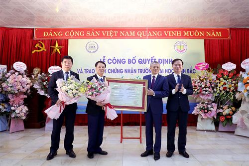 Trường Đại học Kinh Bắc đạt chuẩn kiểm định chất lượng