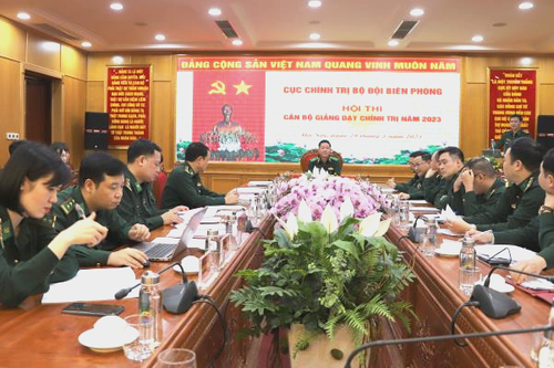 Khai mạc Hội thi Cán bộ giảng dạy chính trị năm 2023