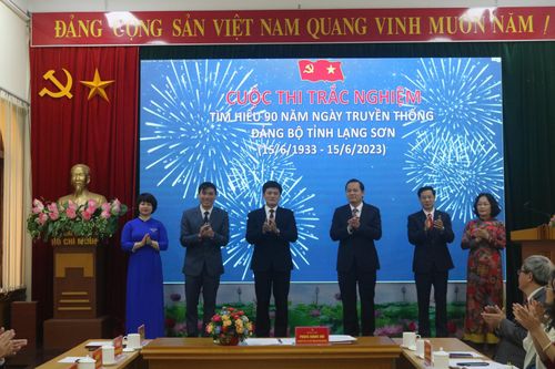 Phát động cuộc thi 'Tìm hiểu 90 năm Ngày truyền thống Đảng bộ tỉnh Lạng Sơn'
