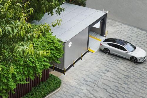 Công ty Nio Trung Quốc thử nghiệm trạm hoán đổi pin xe điện tốc độ cao