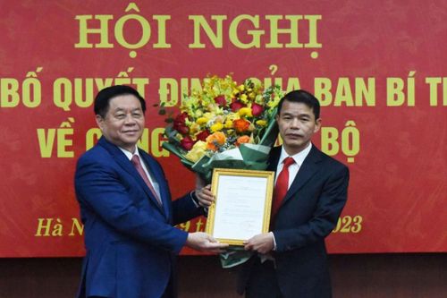 Ông Vũ Thanh Mai làm Phó Trưởng Ban Tuyên giáo Trung ương