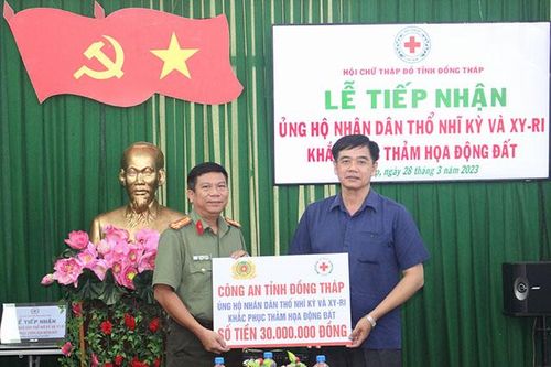 Hơn 654 triệu đồng ủng hộ Thổ Nhĩ Kỳ và Xy-ri khắc phục thảm họa động đất