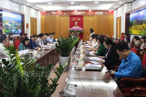 Thường trực Tỉnh ủy giao ban quý I với Mặt trận Tổ quốc và các tổ chức chính - xã hội