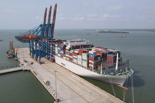 Cụm cảng Cái Mép-Thị Vải đón siêu tàu container lớn nhất thế giới