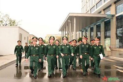 Thượng tướng Vũ Hải Sản làm việc với Học viện Quân y về công tác hậu cần, đầu tư xây dựng cơ bản