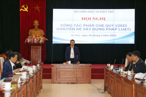 Bộ GD&ĐT tập trung nguồn lực triển khai công tác pháp chế quý I