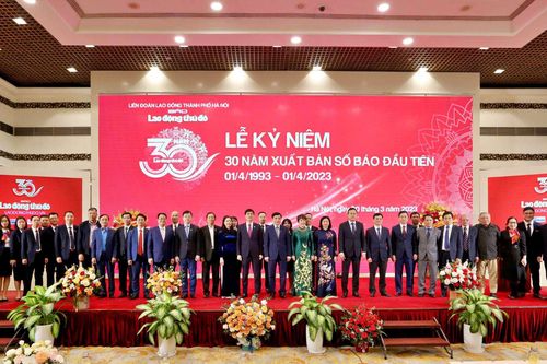 Báo Lao động Thủ đô kỷ niệm 30 năm ngày xuất bản số báo đầu tiên