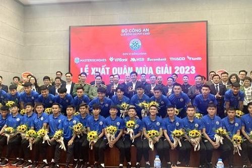 Câu lạc bộ bóng đá trẻ PVF - CAND xuất quân tham dự mùa giải hạng Nhất Quốc gia năm 2023