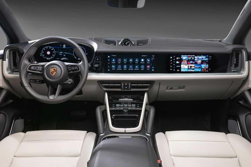 Những hình ảnh đầu tiên về nội thất Porsche Cayenne 2024