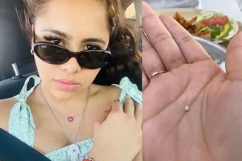 Đang ăn tối, cô gái sướng rơn khi 'cắn' được báu vật ngàn đô