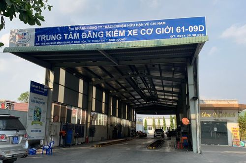5 người của trung tâm đăng kiểm 61-09D ở Bình Dương bị bắt