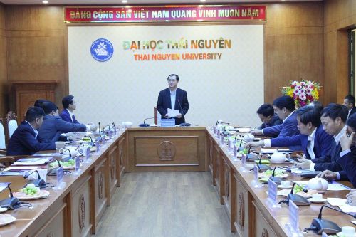 Bộ trưởng Bộ Khoa học Công nghệ làm việc với Đại học Thái Nguyên