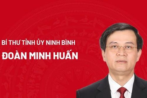 Chân dung Bí thư Tỉnh ủy Ninh Bình Đoàn Minh Huấn