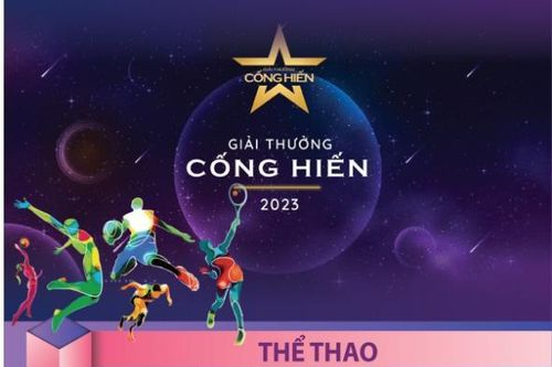 Danh sách giải thưởng Cống hiến thể thao 2023