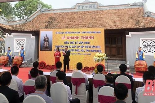 Tổ chức Lễ hội Đền Lê Văn Hưu - Người khởi dựng Quốc sử Việt Nam vào trung tuần tháng 5-2023