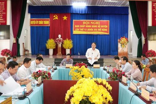 Hội nghị Ban Chấp hành Đảng bộ huyện Châu Thành lần thứ 12 mở rộng