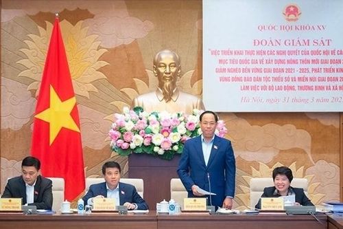 Phó Chủ tịch Quốc hội, Thượng tướng Trần Quang Phương chủ trì làm việc với Bộ Lao động, Thương binh và Xã hội về các chương trình mục tiêu quốc gia