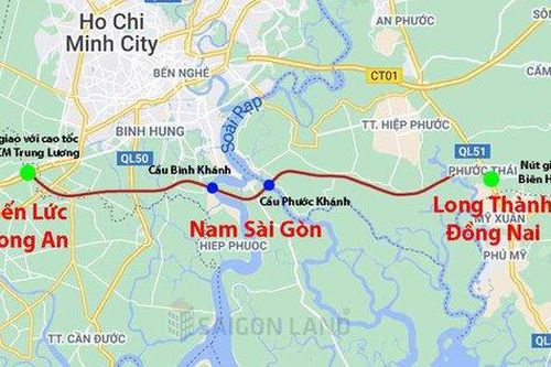 Dự án cao tốc Bến Lức - Long Thành sắp được tái khởi động