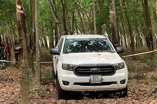 Giám đốc sát hại nữ kế toán giấu xe ô tô trong lô cao su trước khi bỏ trốn