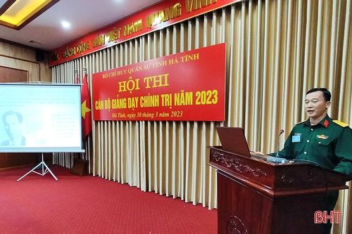 'Sát hạch' năng lực cán bộ giảng dạy chính trị ở Hà Tĩnh