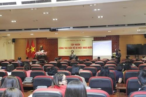 Văn phòng Quốc hội tổ chức tập huấn về công tác bảo vệ bí mật Nhà nước