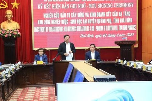 Thái Bình sắp có Khu công nghiệp Dược – Sinh học với vốn đầu tư lên đến 3.600 tỷ đồng