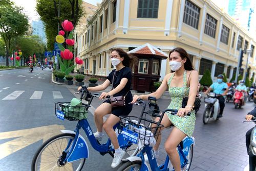 Nhu cầu sử dụng xe đạp công cộng ở TP.HCM tăng cao