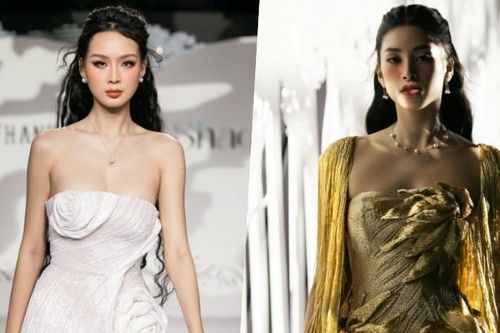 Bảo Ngọc thần thái, cùng Tiểu Vy 'khuấy đảo' sàn catwalk