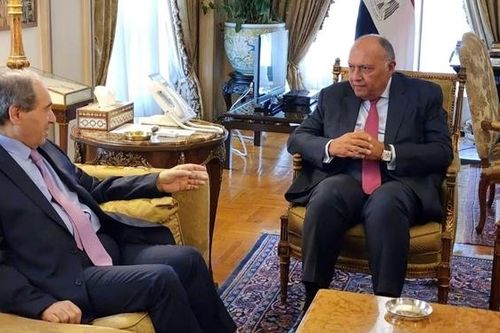 Ngoại trưởng Syria thăm Ai Cập trong bước đi hướng tới hàn gắn quan hệ