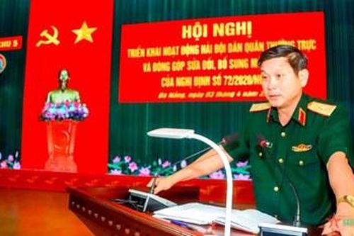 Quân khu 5 triển khai hoạt động của Hải đội dân quân thường trực