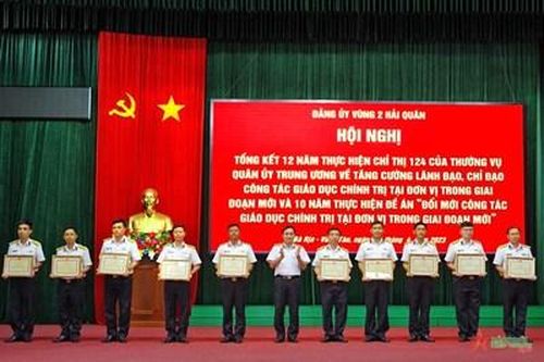 Vùng 2 Hải quân tiếp tục tăng cường lãnh đạo, chỉ đạo công tác giáo dục chính trị