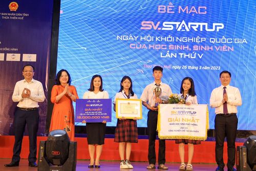 Học sinh Huế chế tạo gốm nhẹ không nung từ vỏ hàu và trấu