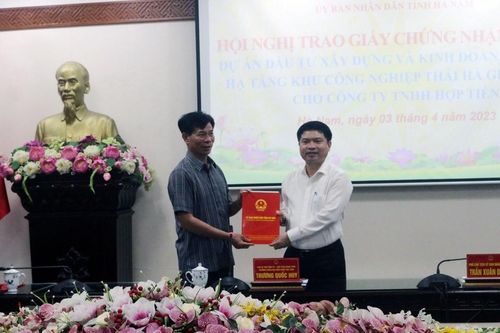 Tỉnh Hà Nam mở rộng khu công nghiệp Thái Hà thêm 100ha