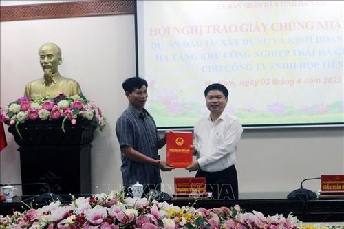 Hà Nam: Mở rộng khu công nghiệp Thái Hà thêm 100 ha
