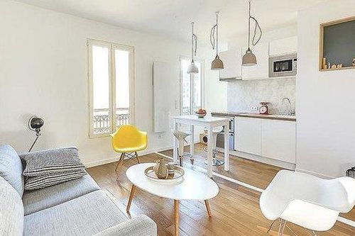 Bố trí nội thất căn hộ có diện tích 61m² với phong cách nhẹ nhàng