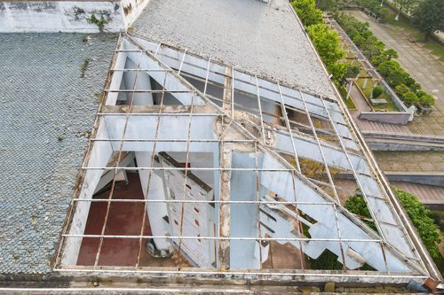 Bảo tàng tỉnh Bắc Ninh xuống cấp, mái nhà tốc nhiều năm vẫn chưa được sửa chữa