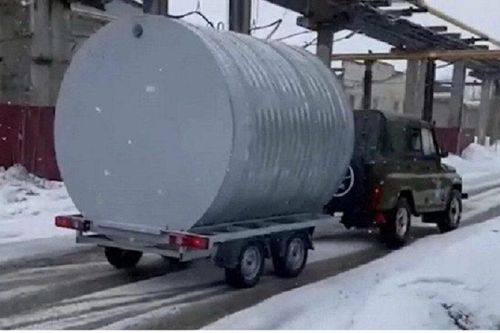Xuất hiện boongke chống đạn 152mm có thể di chuyển trên chiến trường Ukraine