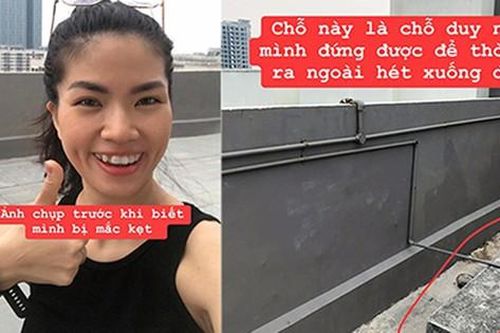 Chạy bộ để rèn luyện sức khỏe, cô gái gặp sự cố nhớ đời khi mắc kẹt gần 2 tiếng trên sân thượng chung cư