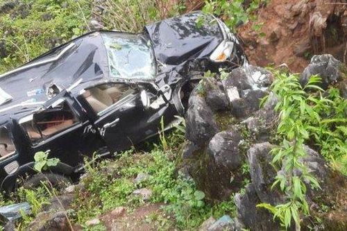 Tìm thấy nạn nhân rơi xuống hố sụt trên đèo Mã Pì Lèng sau va chạm giao thông