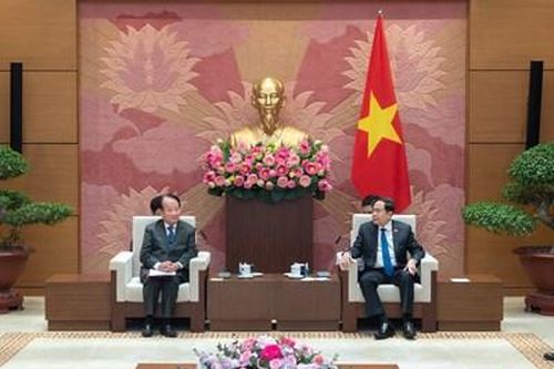 Phó chủ tịch Thường trực Quốc hội Trần Thanh Mẫn tiếp Tổng thư ký Thượng viện Campuchia