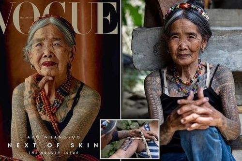 Philippines: Nghệ nhân xăm hình 106 tuổi lên trang bìa tạp chí sắc đẹp