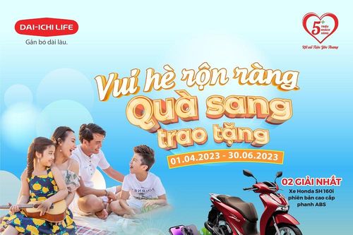 Cơ hội nhận nhiều phần quà giá trị với 'Vui hè rộn ràng, Quà sang trao tặng'