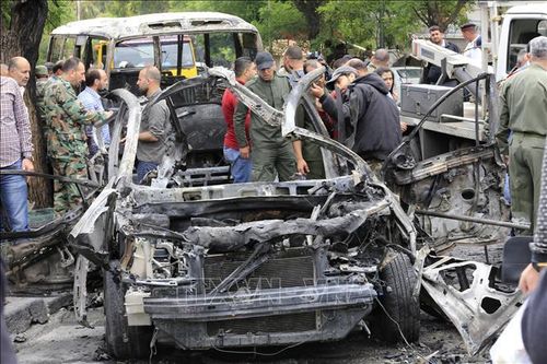Đánh bom gần biên giới Syria- Jordan