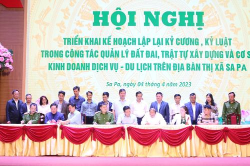 Sa Pa triển khai lập lại kỷ cương trong quản lý đất đai, xây dựng và dịch vụ du lịch