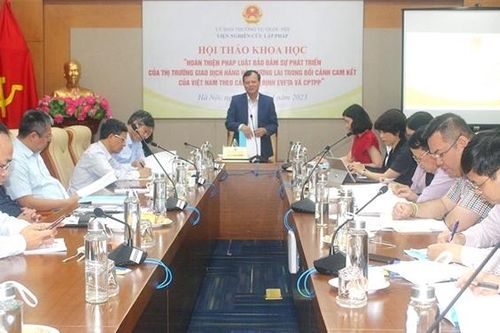 Hoàn thiện pháp luật để thúc đẩy phát triển thị trường giao dịch hàng hóa tương lai