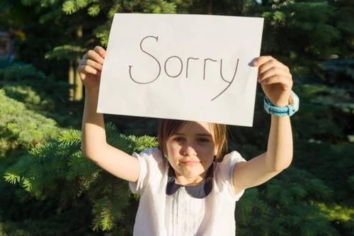 Sáu bước để dạy trẻ biết xin lỗi